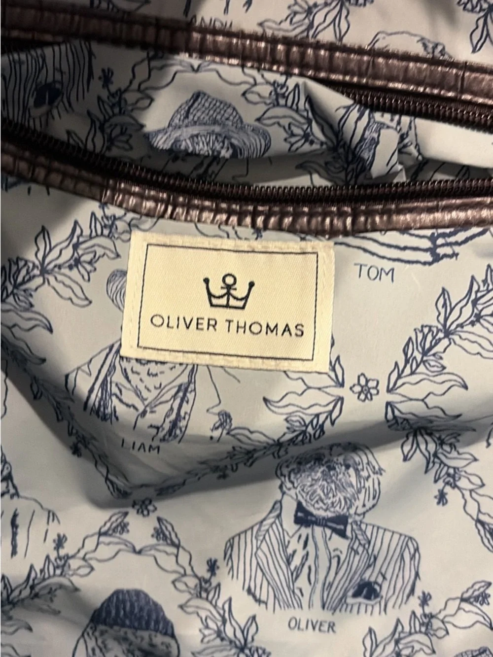 Oliver ThomasQuilted Puffer Tennis 24/7 Backpack in deep purple
